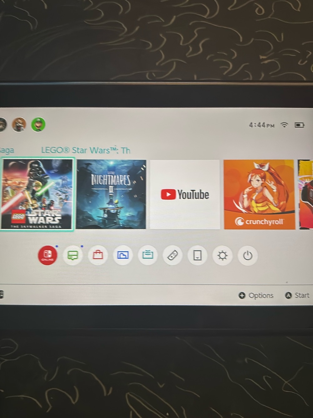 Nintendo Switch OLED Console with White Interface